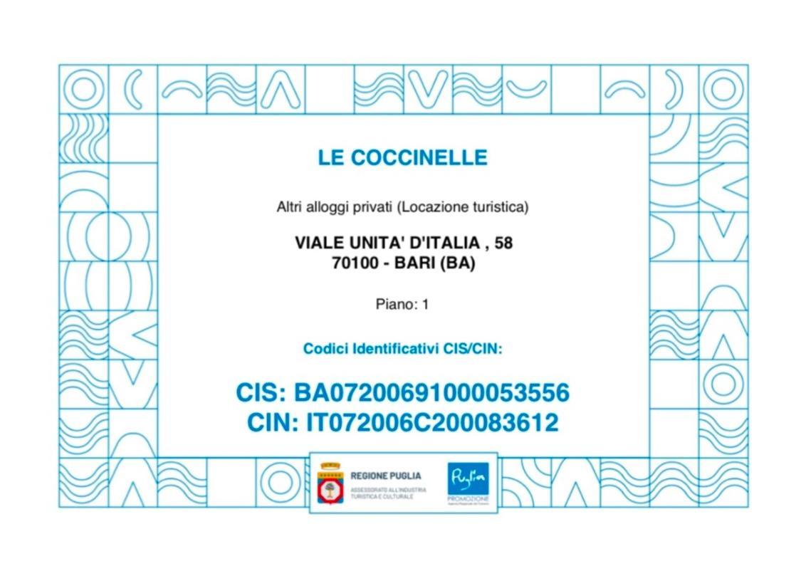 B&B Le Coccinelle Bari Exterior photo